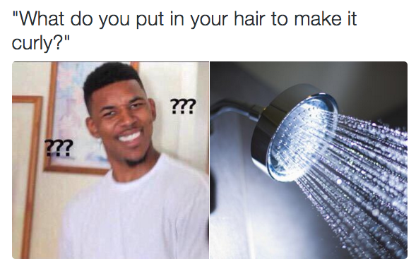 Curly hair problems