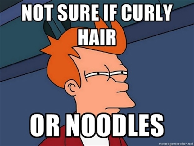 Curly hair problems