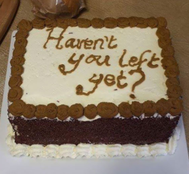 15 Hilarious Farewell Cakes That Would Turn Sad Goodbyes Happy ...