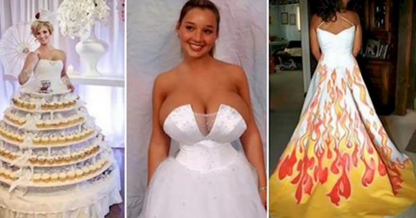 15 Wedding Dress Fails Which Will Make ...