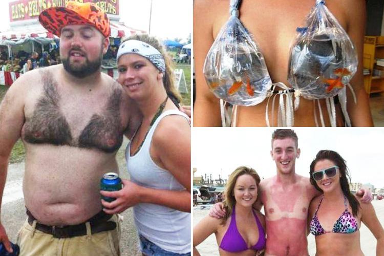 ...just sometimes, some people tend to pose the biggest bikini fails ever. 