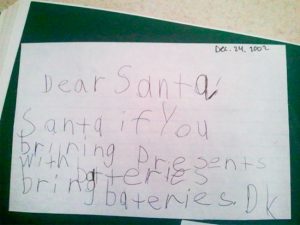 Letters to santa